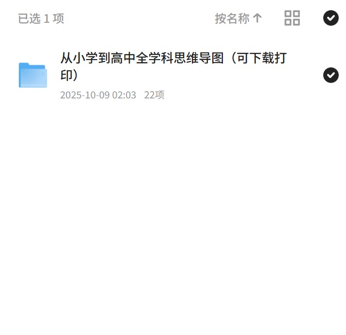 从小学到高中全学科思维导图（可下载打印）