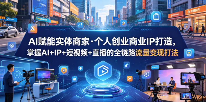 AI+IP全链路流量变现打法