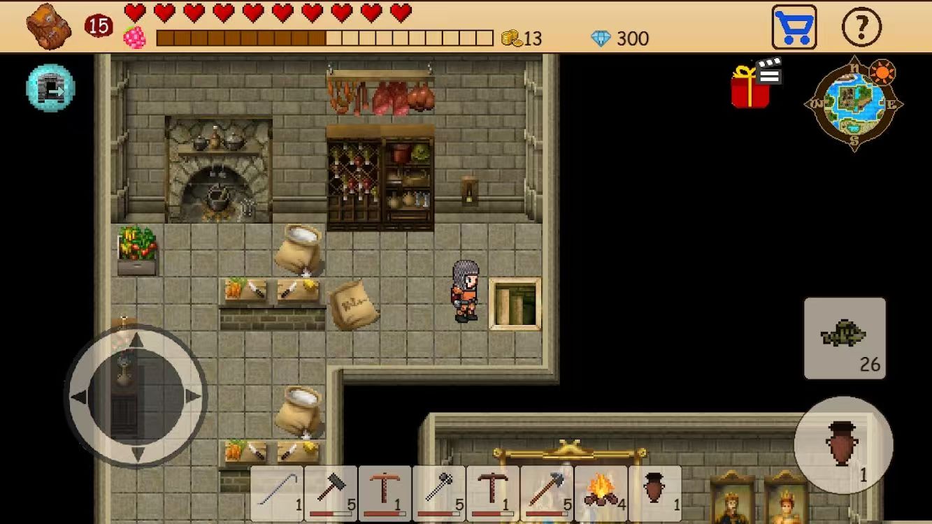 手游推荐开放世界生存RPG（汉化解锁版）