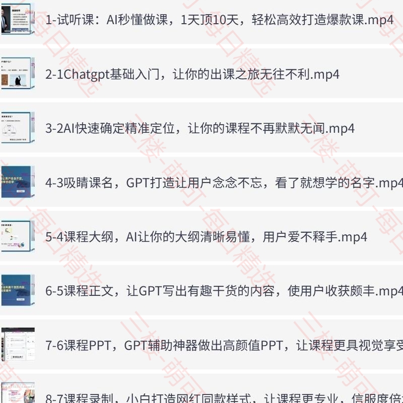 【分享】康康-《AI秒懂做课》做课卖课在线培训课程 封面