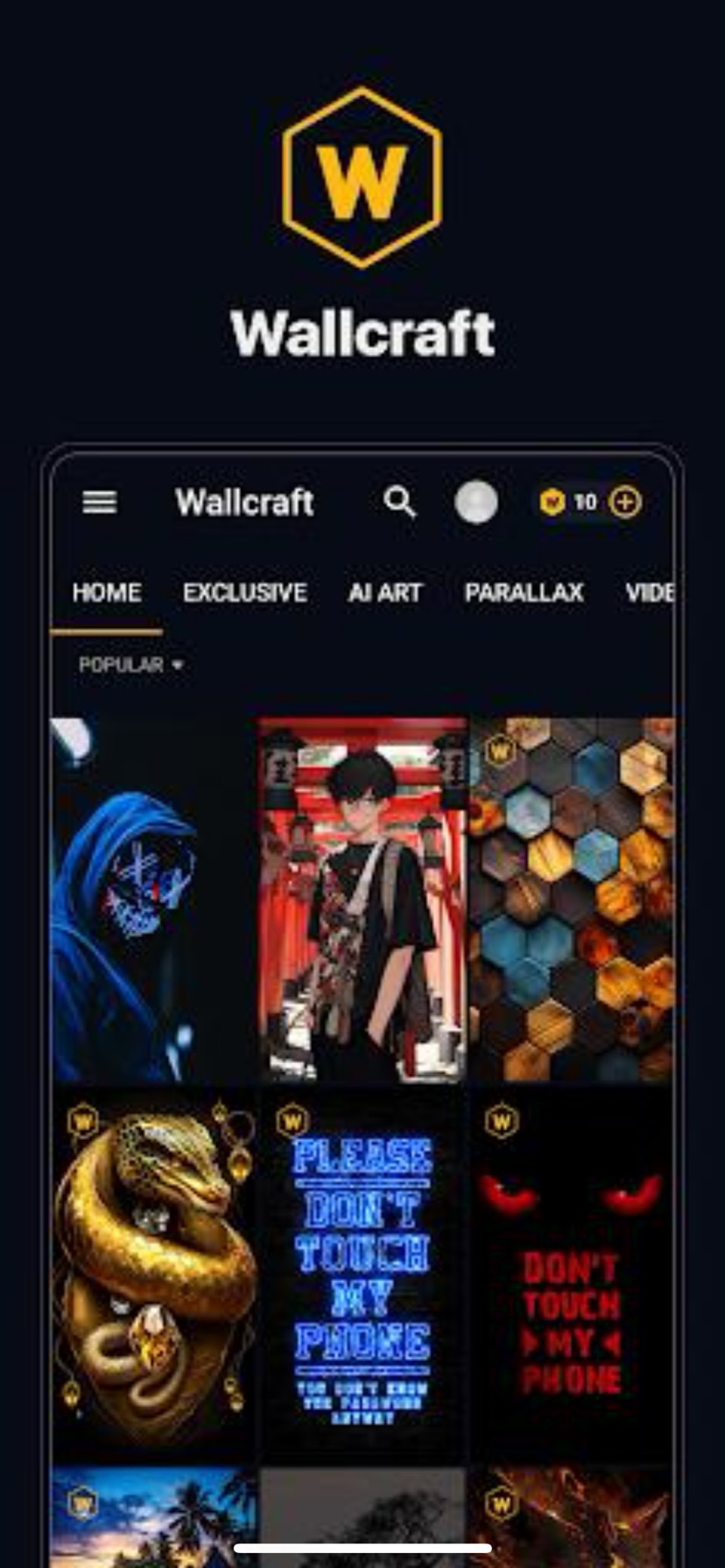 IOS专属wallcraft壁纸软件