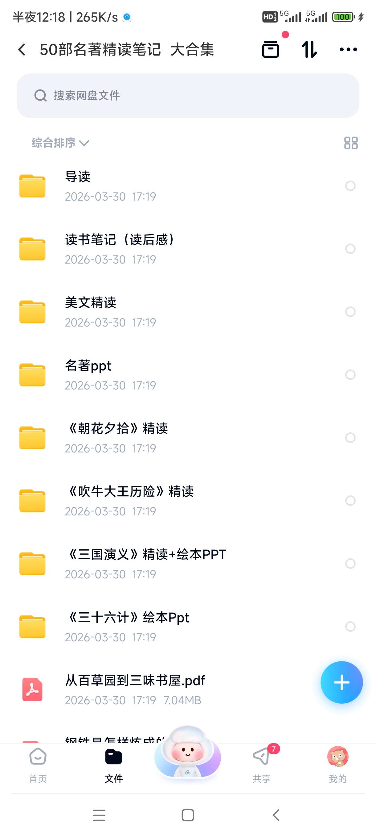 50部名著精读笔记  大合集