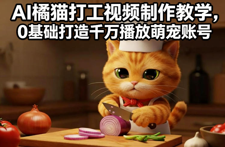 AI橘猫打工视频制作教程