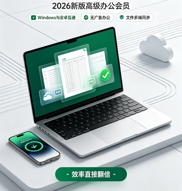 WPS Office 终身高级会员全平台通用电脑手机版都有