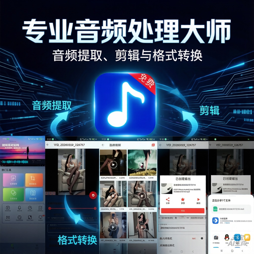 MP3转换提取器音频提取剪辑格式转换处理工具第2张插图 MP3转换提取器音频提取剪辑格式转换处理工具第2张插图