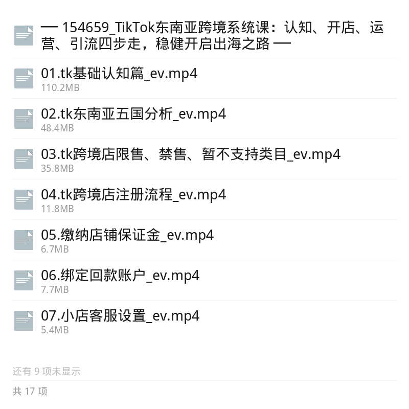 TikTok东南亚跨境系统课:认知与开店实战第3张插图 TikTok东南亚跨境系统课:认知与开店实战第3张插图